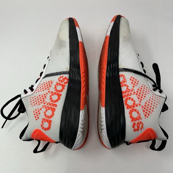 Adidas Own The Game 2.0 Basketball Shoes Youth Boys Size 6 Sneakers White Orange - Picture 6 of 9